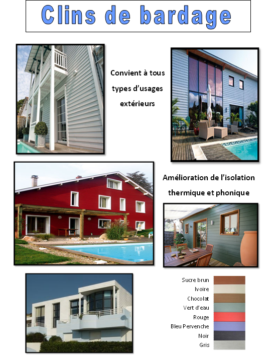 Les clins de bardage